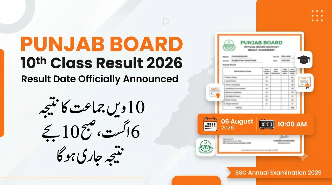 BISE Lahore Matric Result 2026 Date August 6