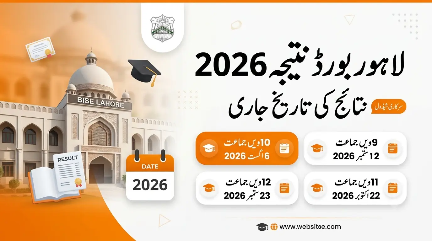 BISE Lahore Result 2026 1st Annual Exam biselahore.com