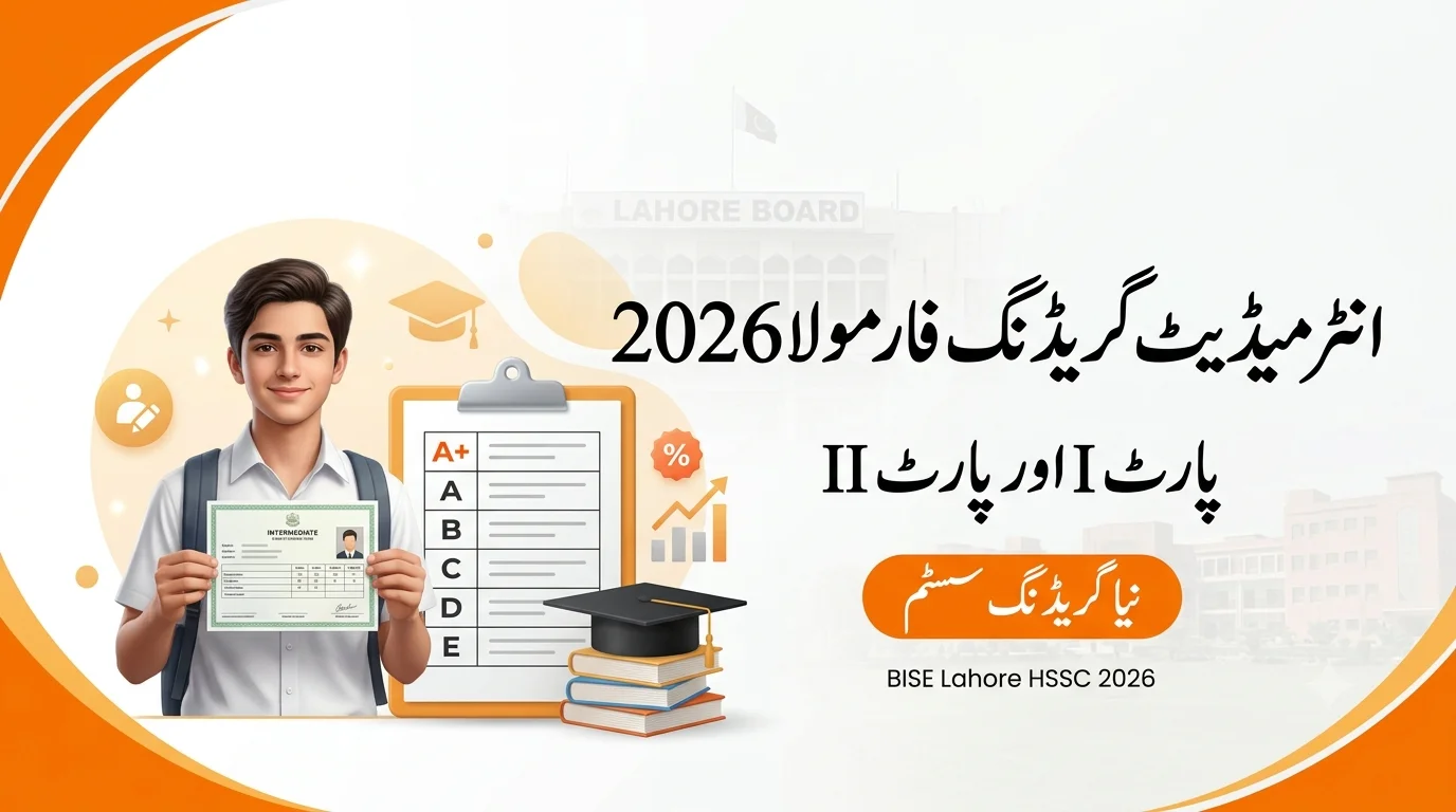 BISE Lahore Result HSSC Intermediate Grading Formula 2026