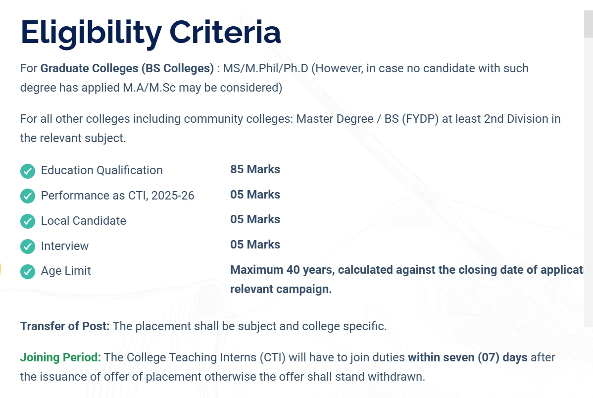 Punjab CTI Jobs 2026